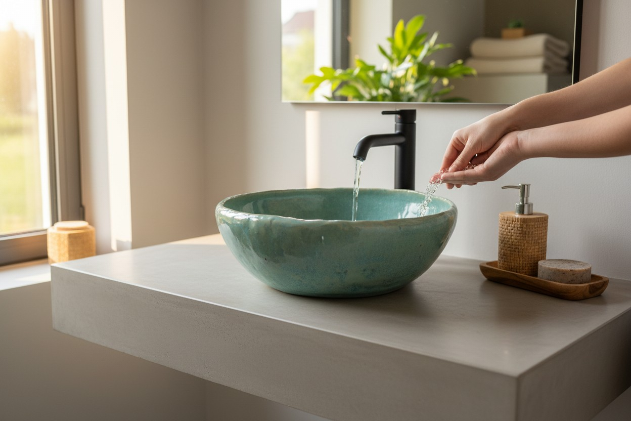 Kerámia kézmosó tál